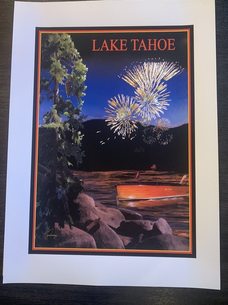 Lake Tahoe Poster by Paul Bailey