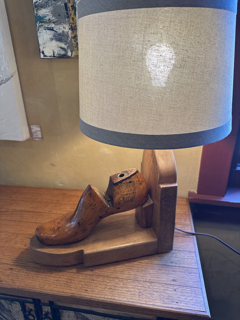 Vintage Cobblers Shoe Lamp By Larry Berger Studios