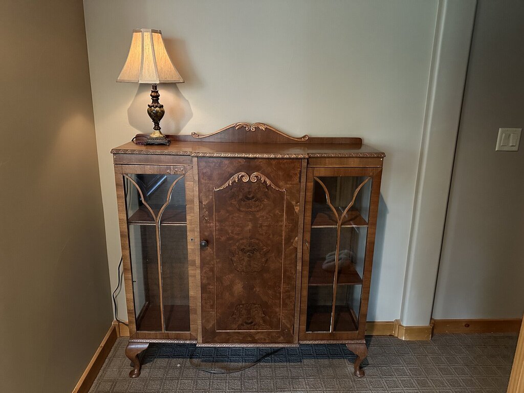 Art Deco Mahogany Secretary Cabinet - c1930