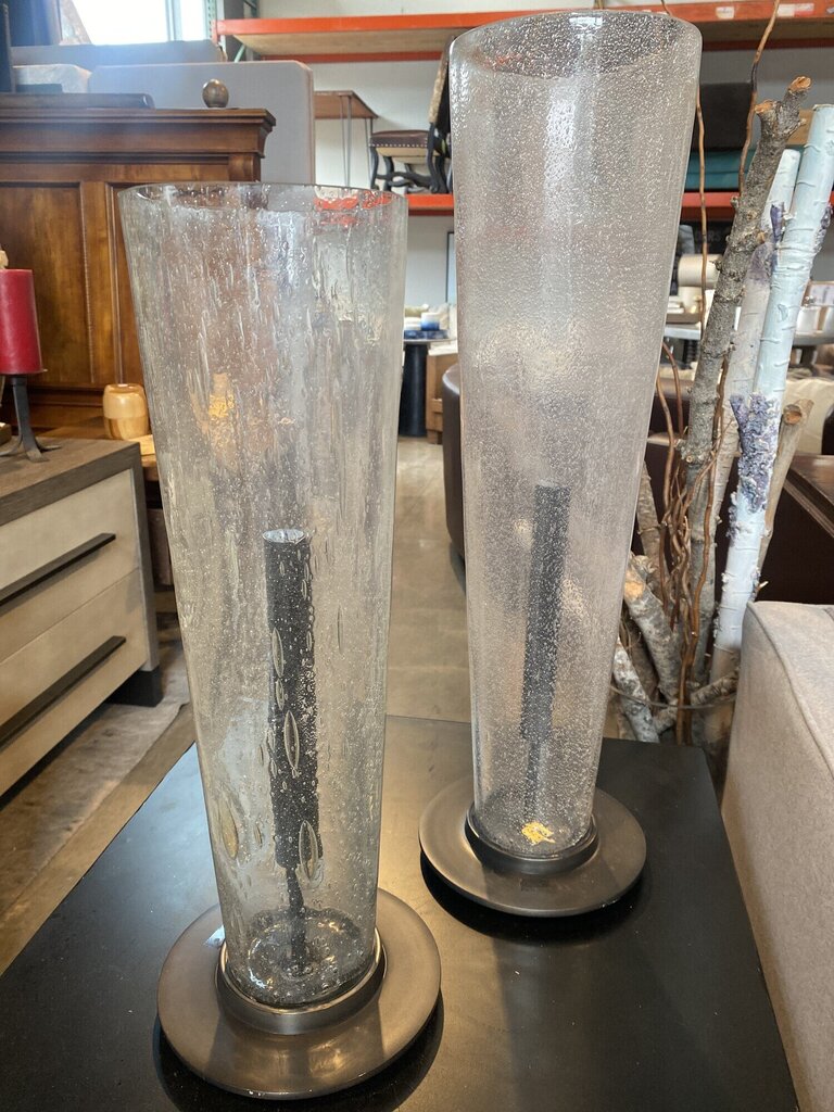 Studio Home Seeded Glass Vase - Set Of 2