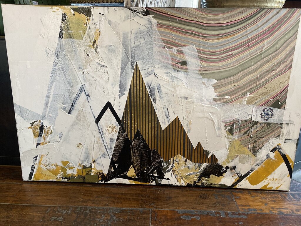 Creak And Sigh By Jason Forcier - Mixed Media On Canvas