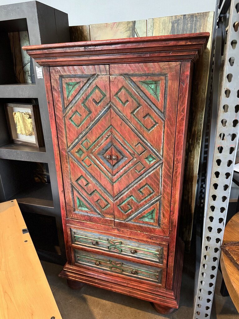 Hand Carved Red Lacquer