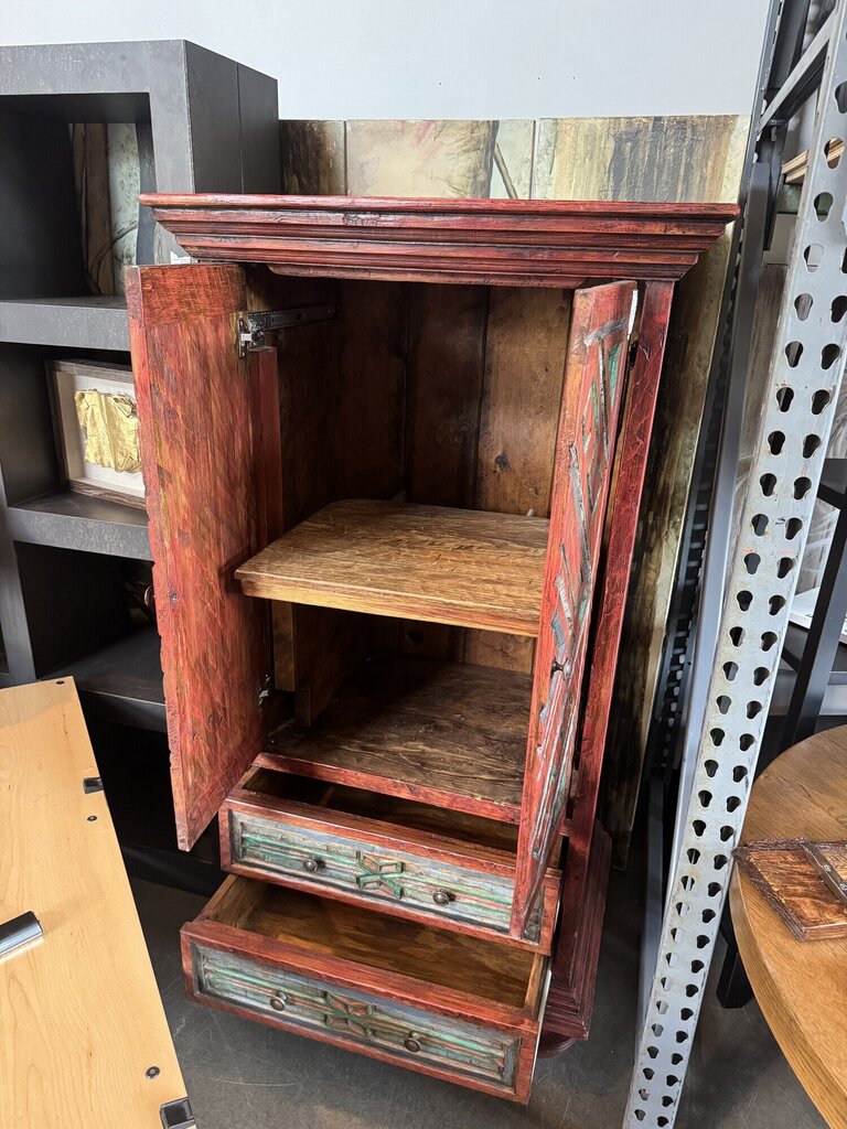 Hand Carved Red Lacquer