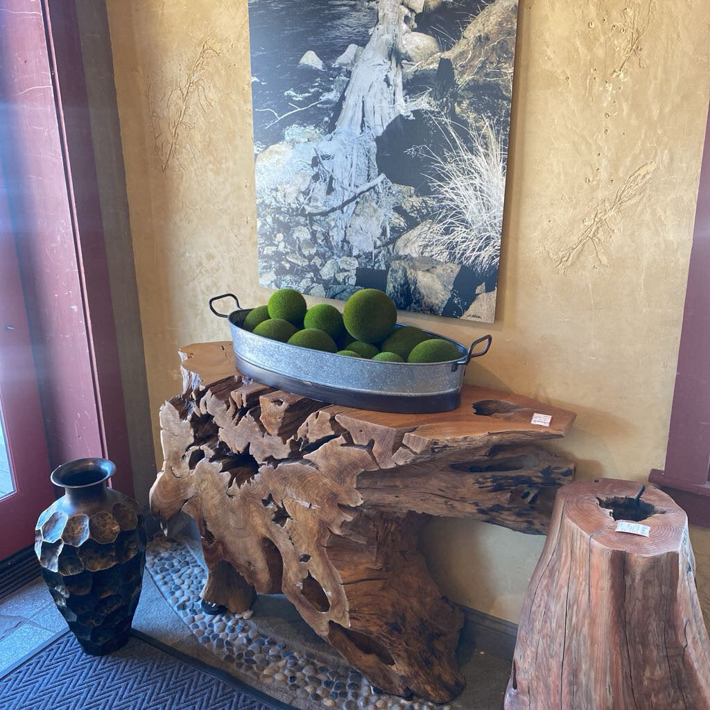 Teak Root Console