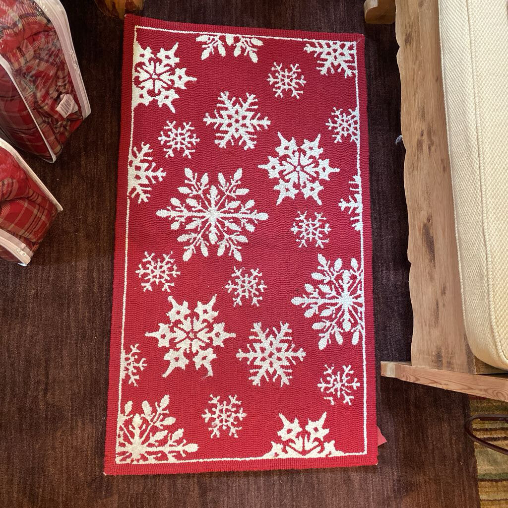 Plow & Hearth Snowflake Rug
