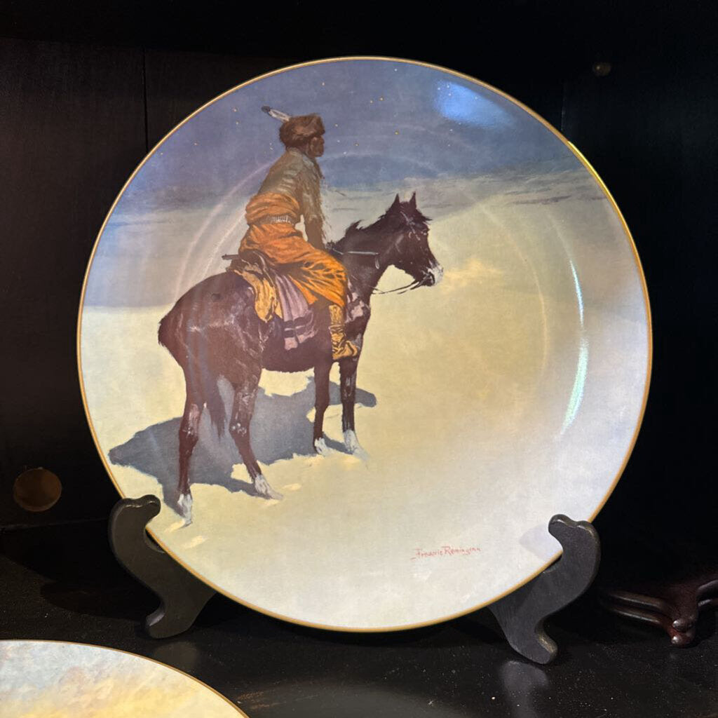 Franklin Mint Plate - The Scout