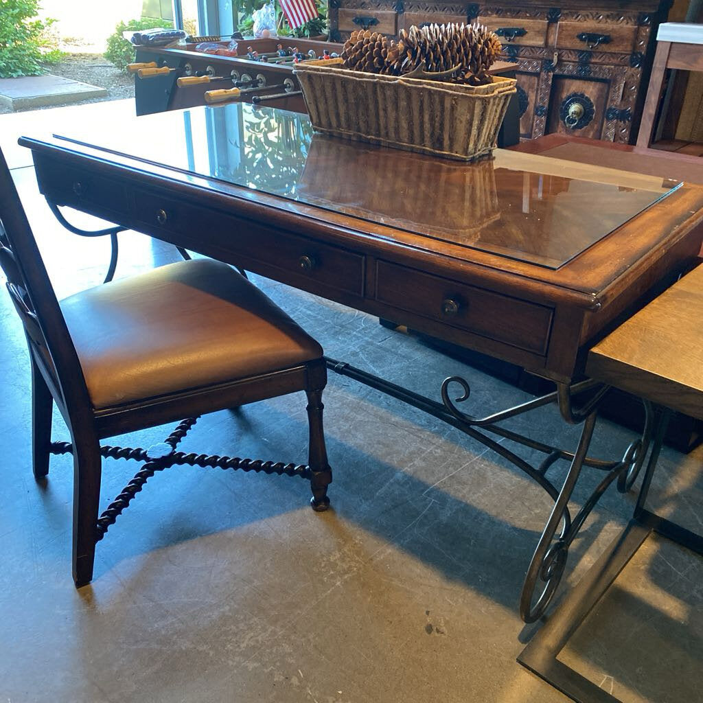 Wrought Iron Writing Desk