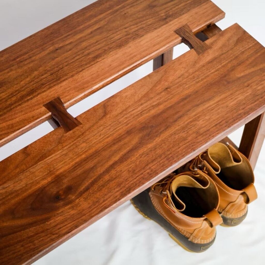 Custom Japanese Joinery Bench By Patchwork Studio