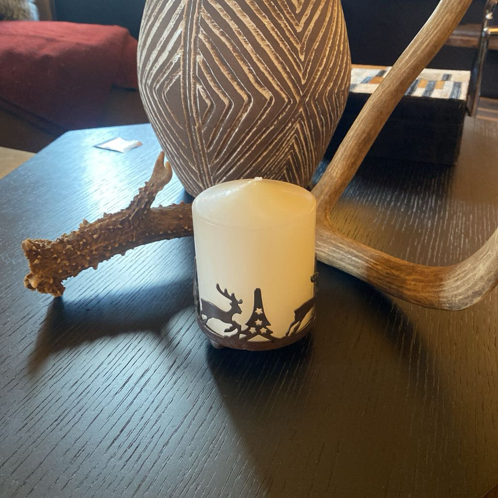 Deer Candle Holder