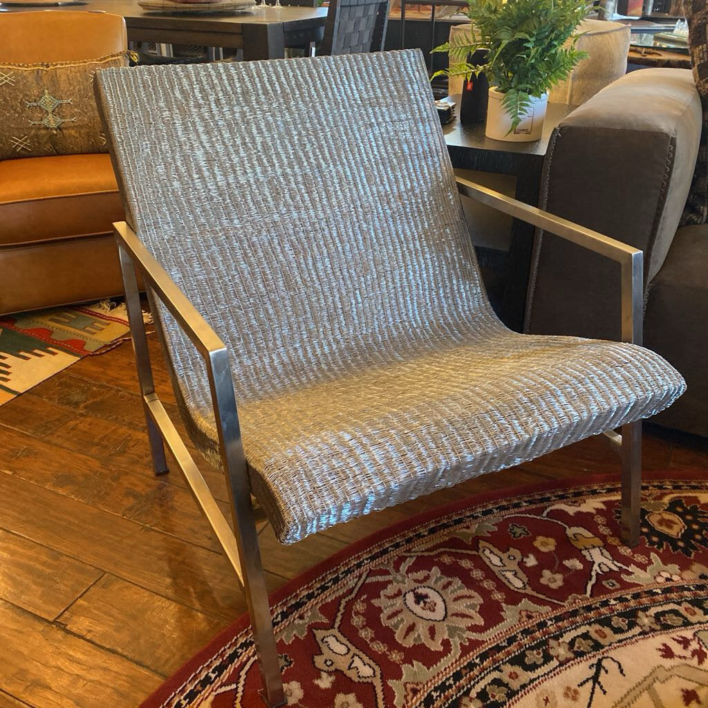 Hans Ullrich Bitsch Style Woven Mesh Arm Chair - Set Of 2