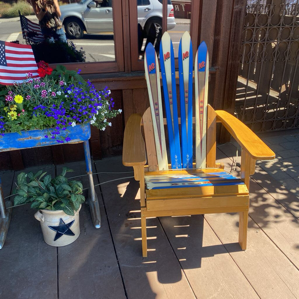 Custom Folding Adirondack K2 Ski Chair