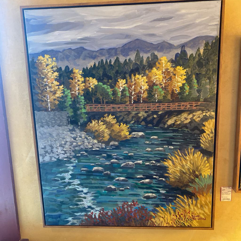 Truckee River By Local Artist Jeff Bousfield