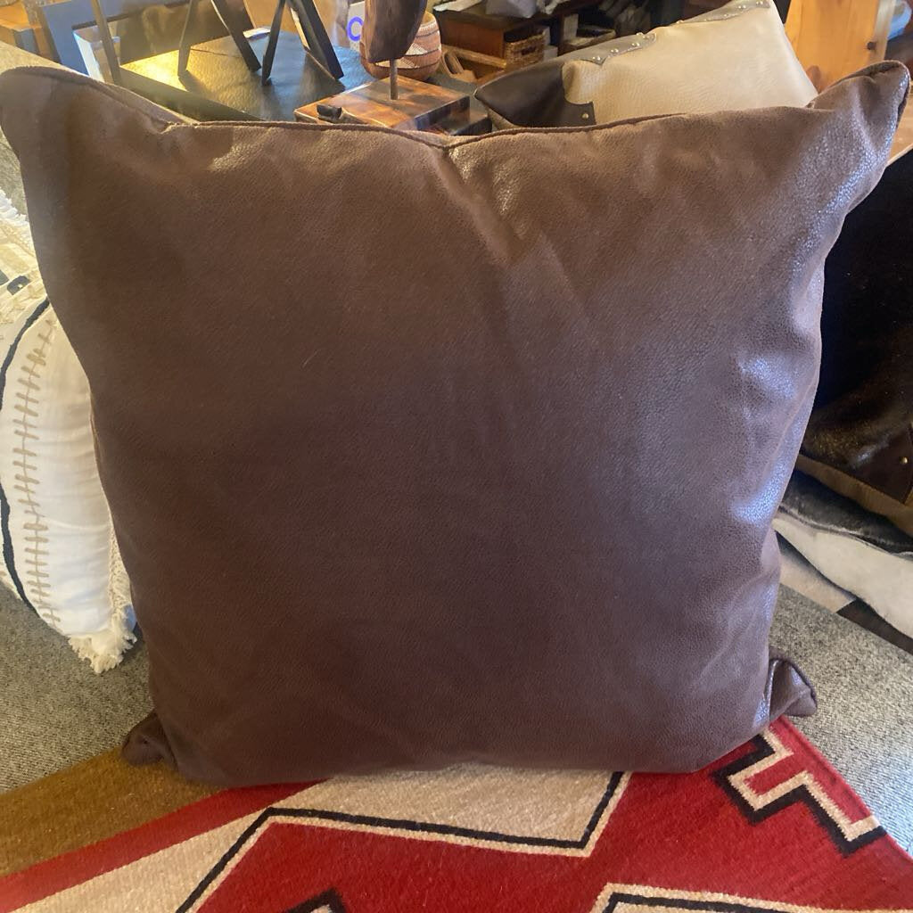 Brown Microfiber Pillow
