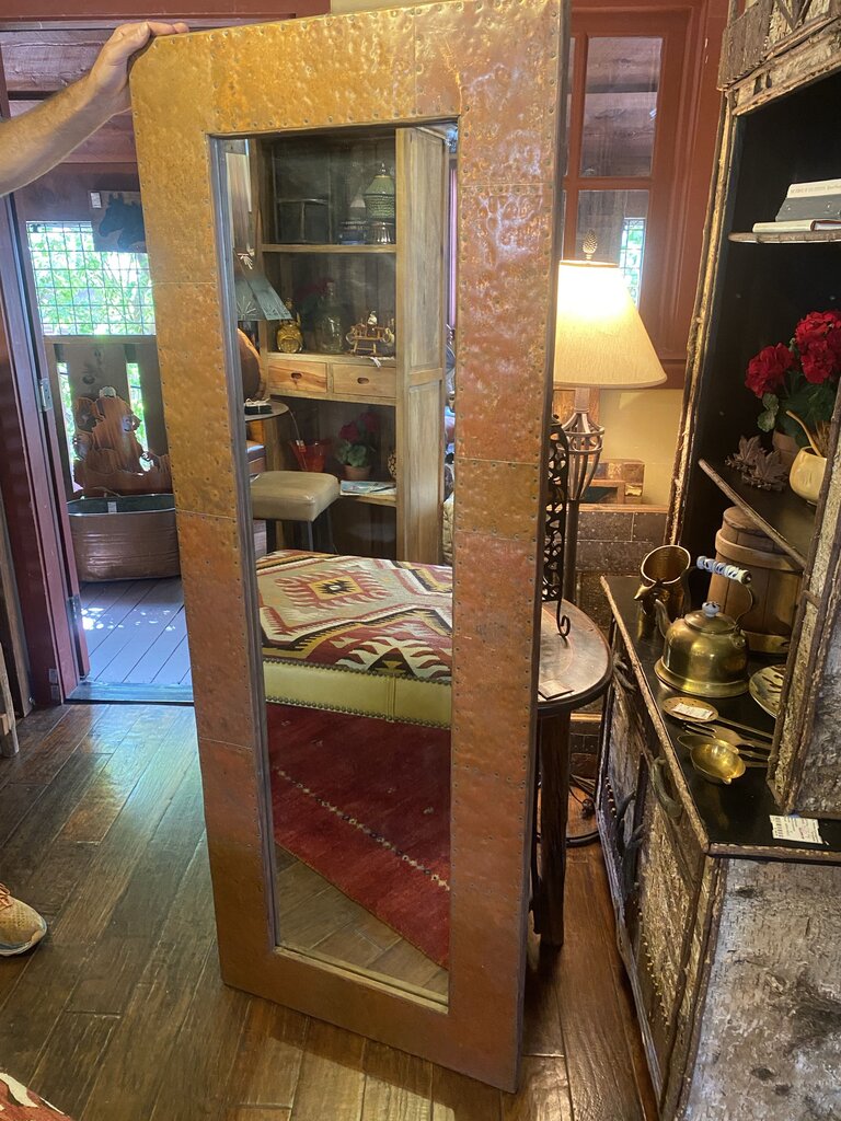 Copper Framed Mirror