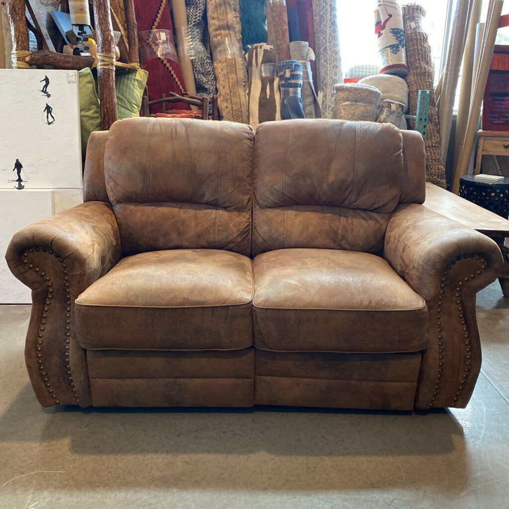 Microfiber Reclining Sofa & Loveseat