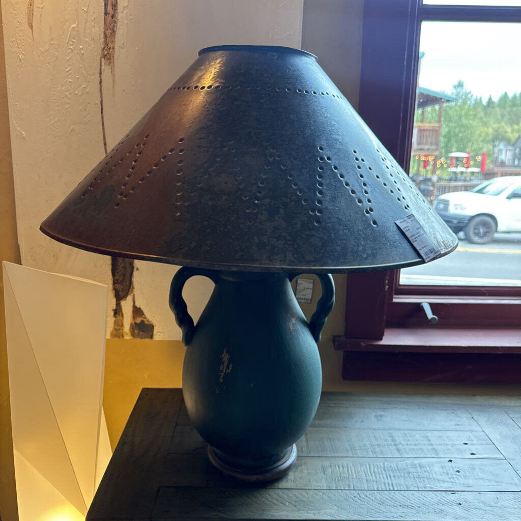 Jug Lamp With Copper Shade