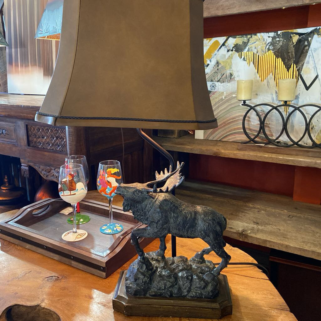 Moose Lamp