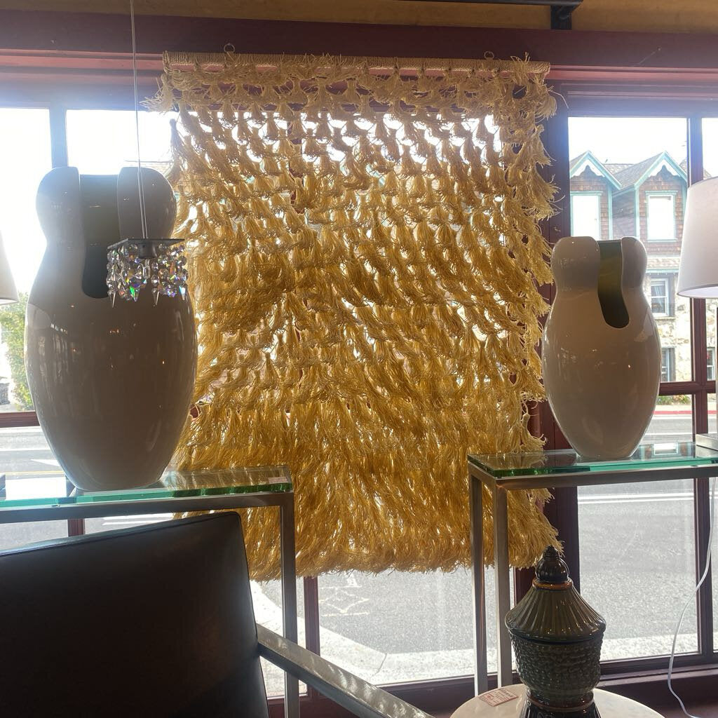 Woven Straw Wall Hanging