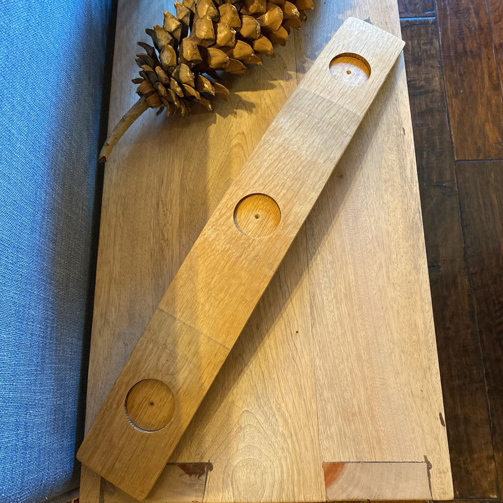 Wine Barrel Stave Candle Holder