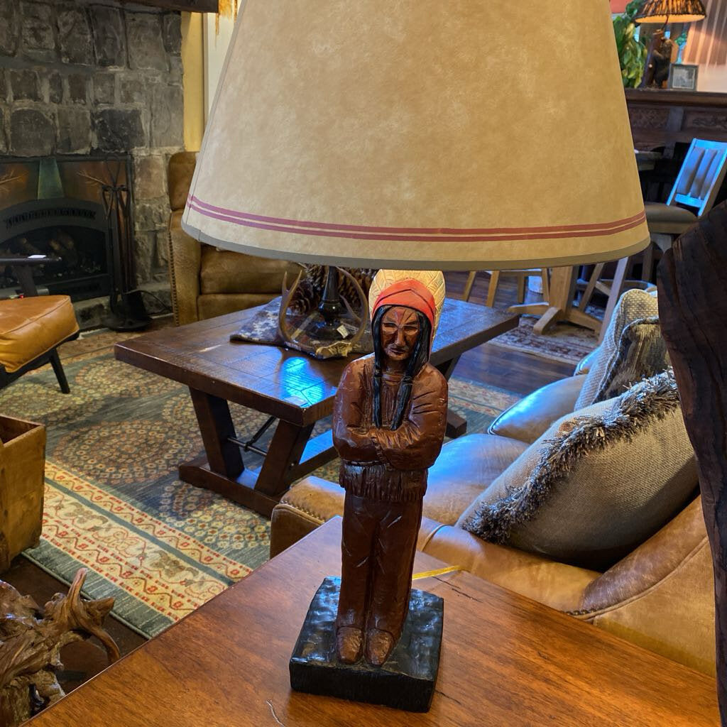 Indian Chief Table Lamp