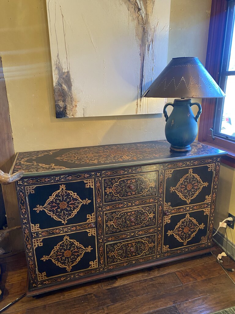 Hand Painted Console Table