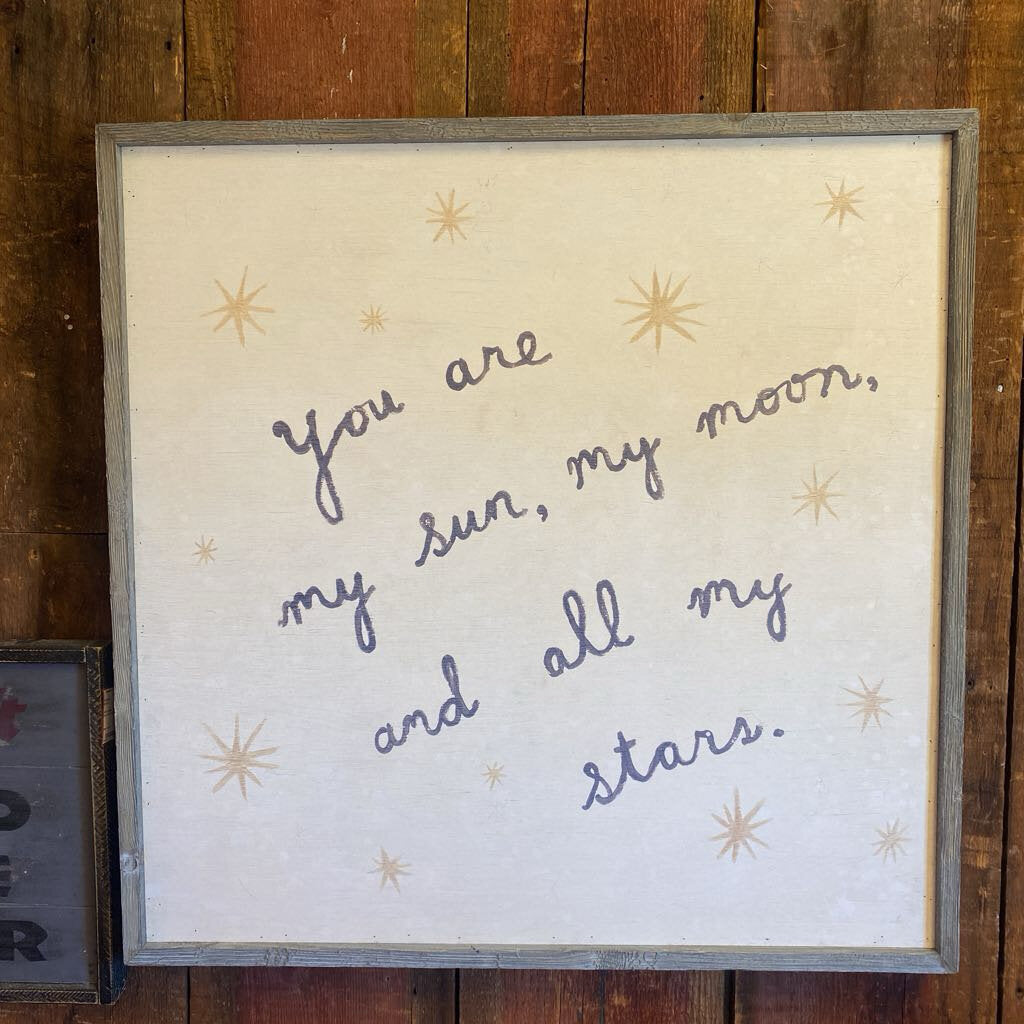 You Are My Sun, My Moon And My All My Stars