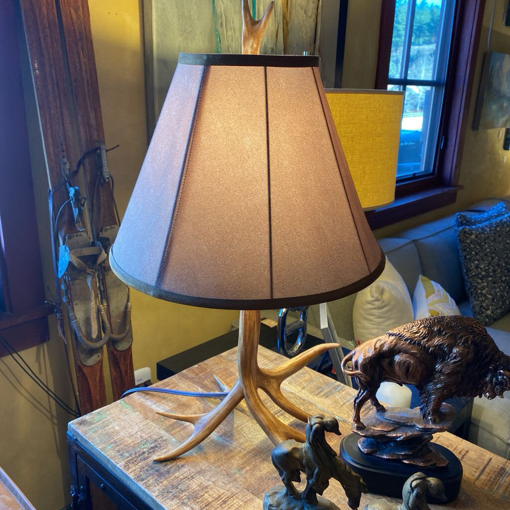 Faux Antler Lamp
