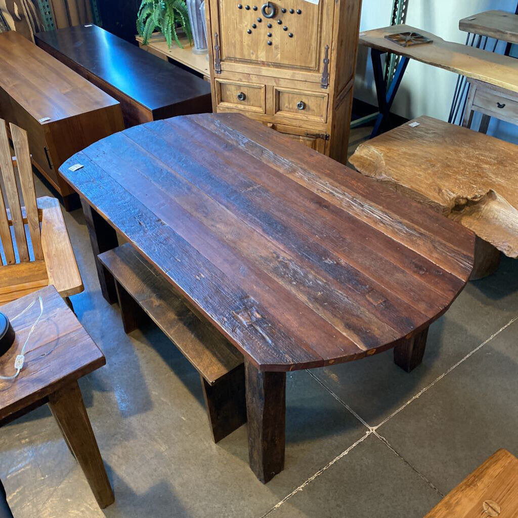 Rustic Wood Dining Table