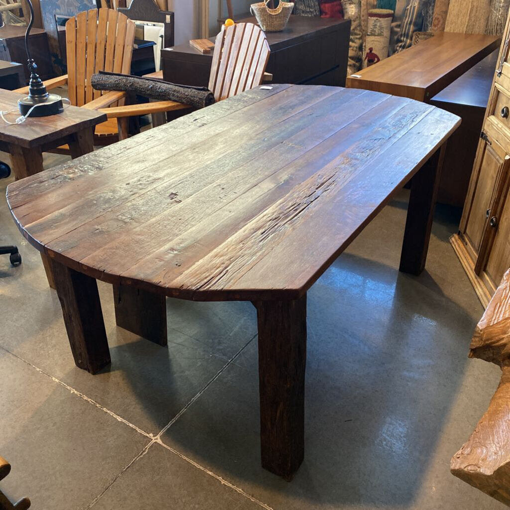 Rustic Wood Dining Table