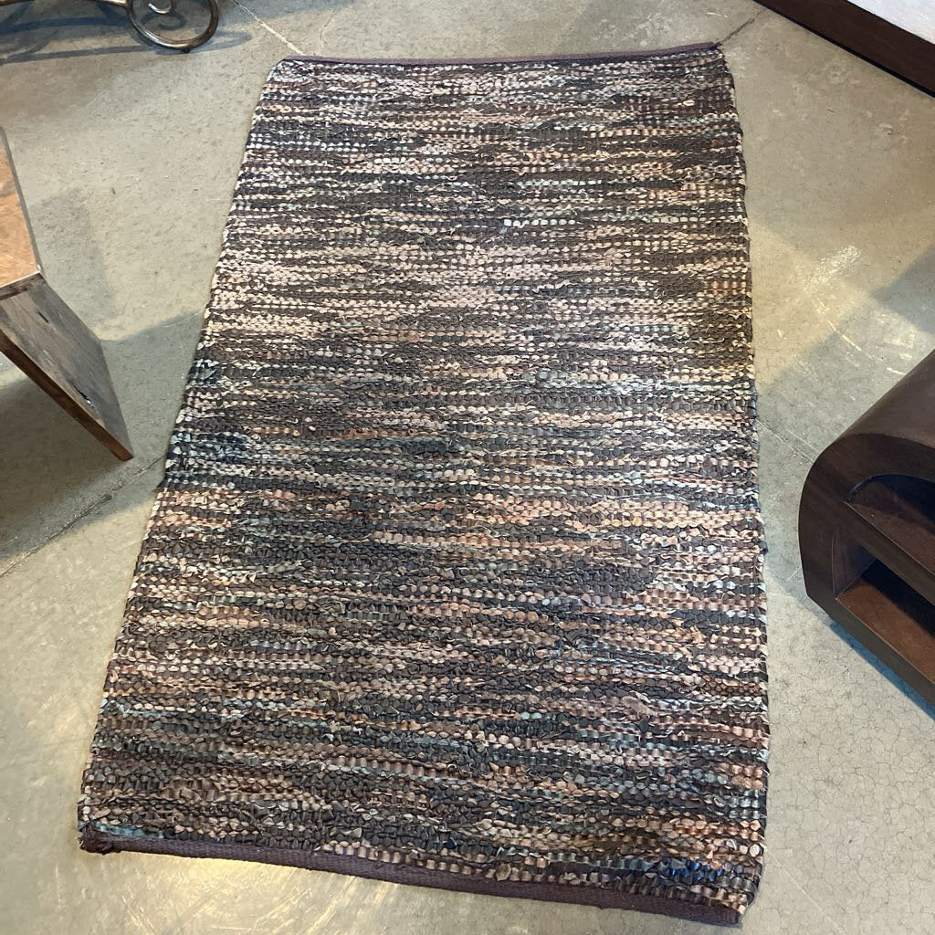 Woven Leather Runner