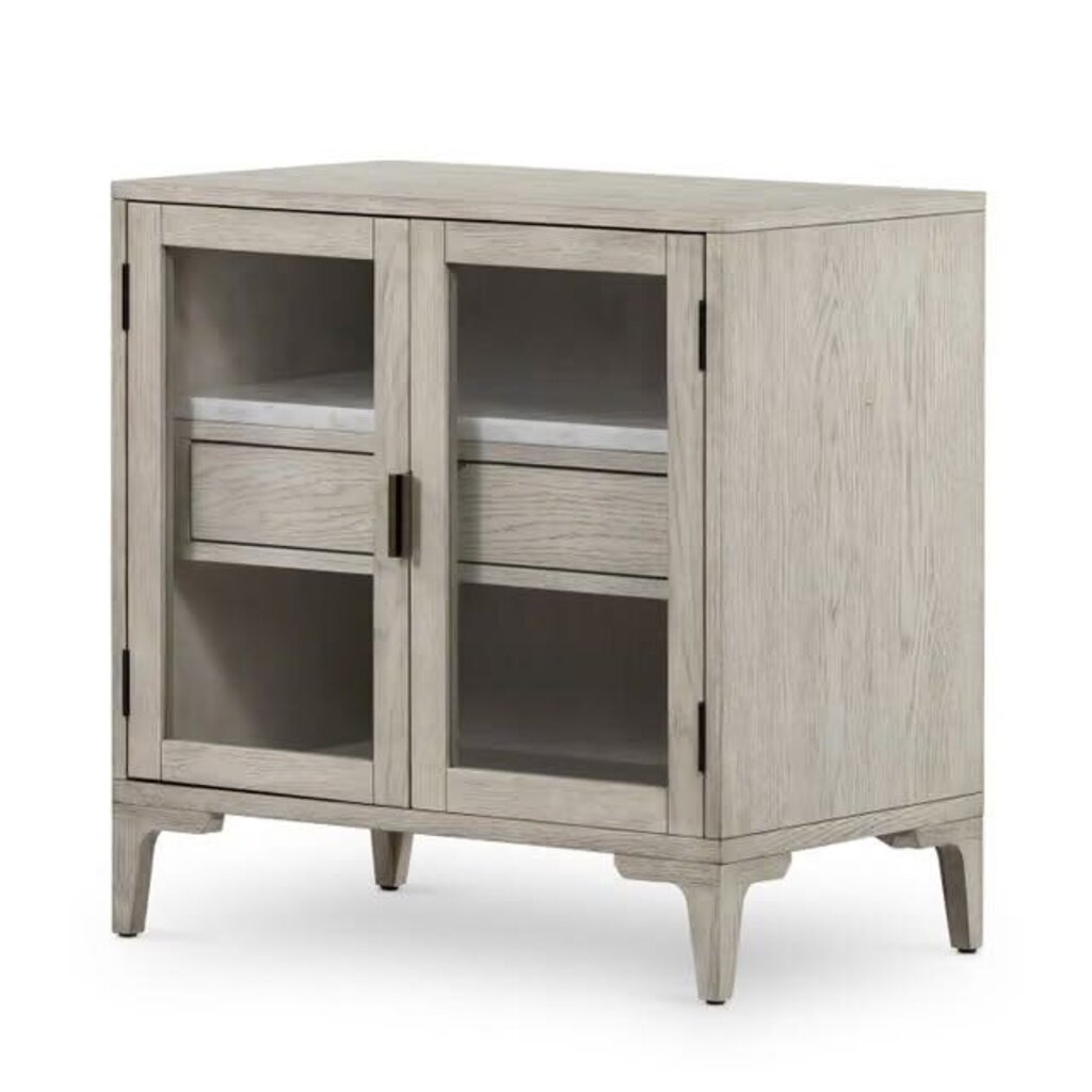 Four Hands Viggo Cabinet Nightstand In Vintage White Oak