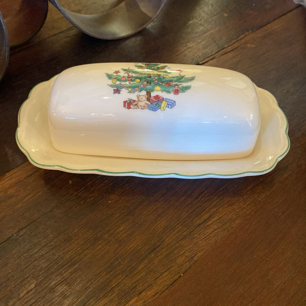 Nikko Happy Holidays Butter Dish