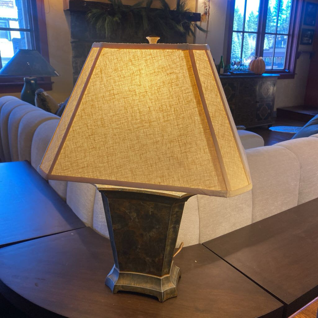 Patina Metal Base Lamp
