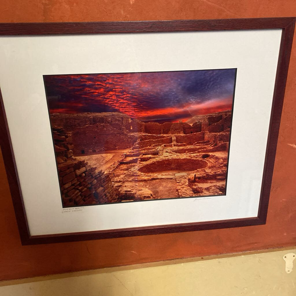 Pueblo Bonito Chaco Canyon By Bernie Aaron