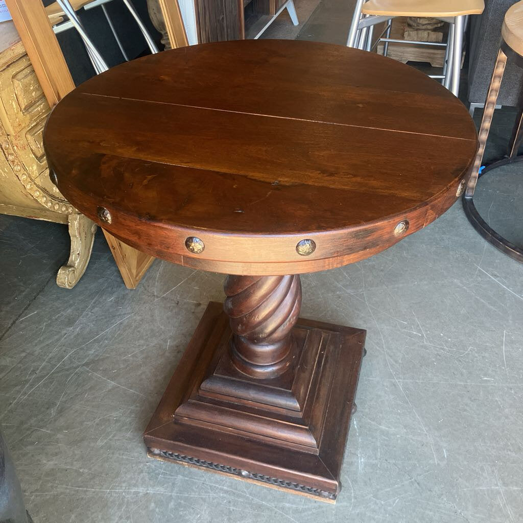 Demejico Indonesian Redonda Round End Table