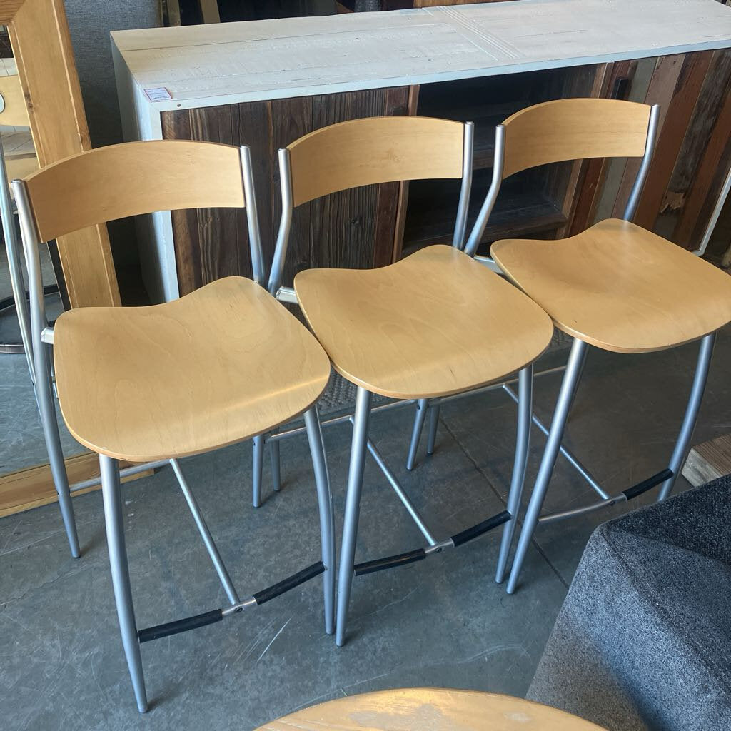 Altek Italia Baba Barstools Set of 3