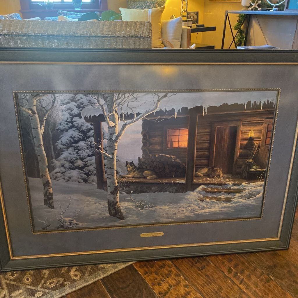 Mountain Retreat By Jorge Mayol - Limited Edition Print, Signed And Numbered