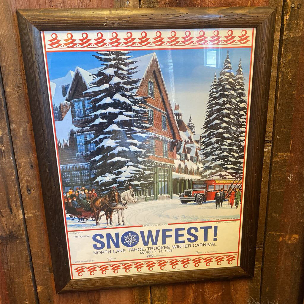Snowfest! By Ken Eberts - Limited Edition, Signed And Numbered