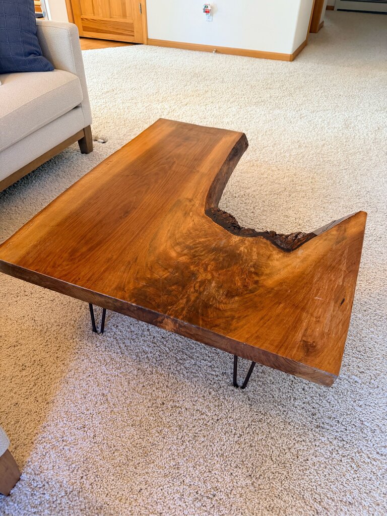 Custom Live Edge Coffee Table