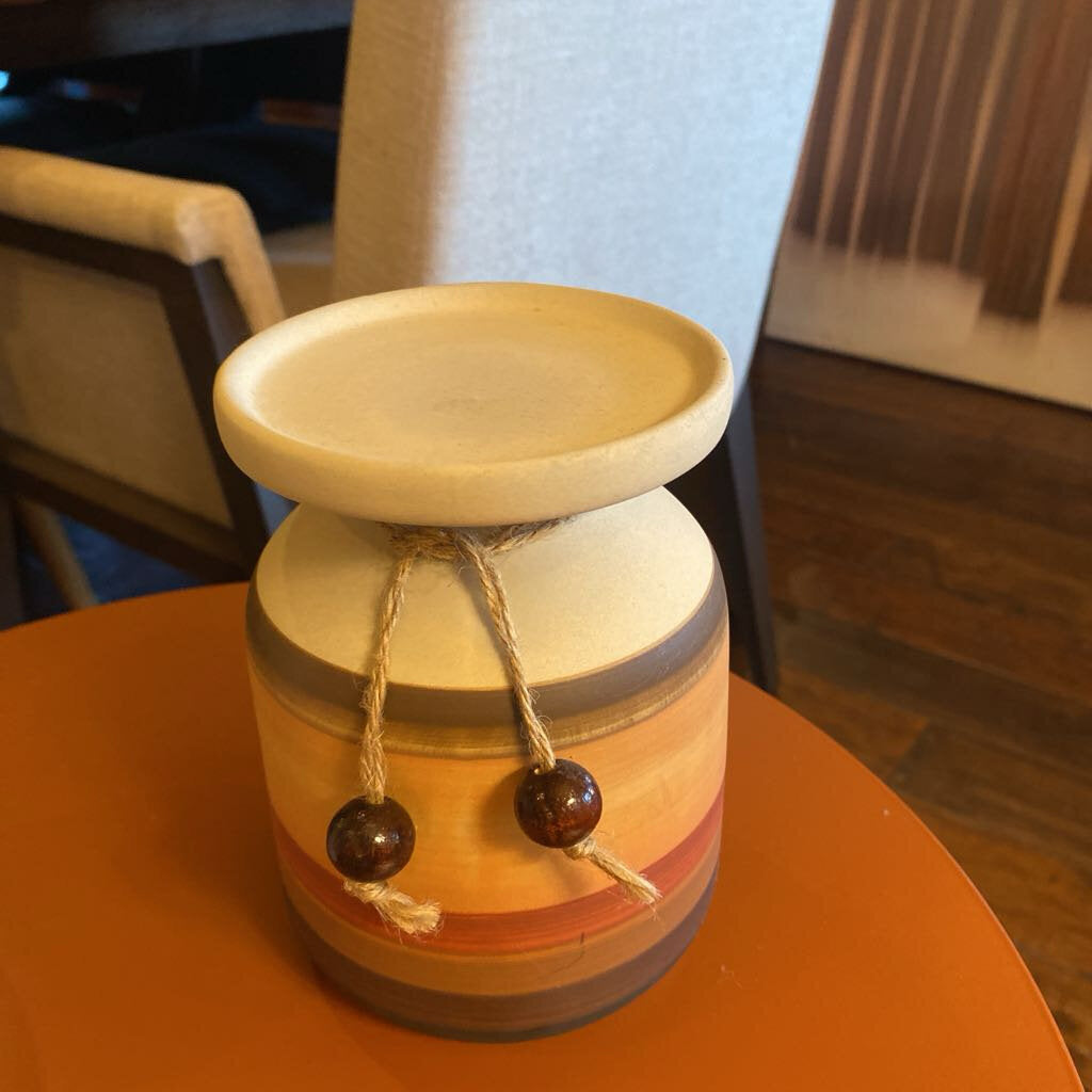 Pottery Candle Holder