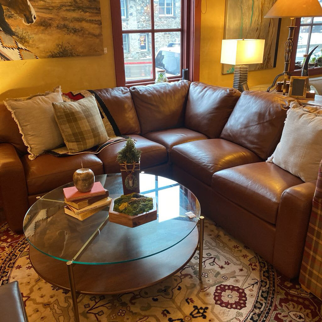 Sunrise Home Leather Sectional