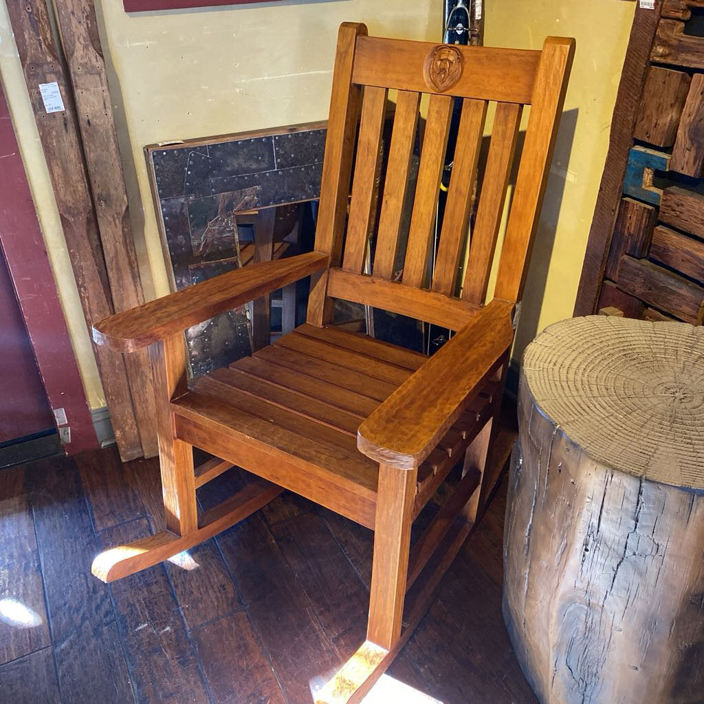 Teak Rocking Chair
