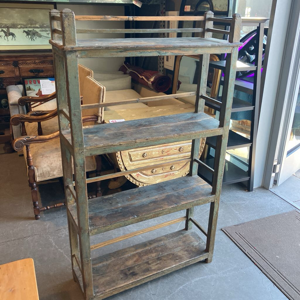 Vintage Wooden Bookshelf