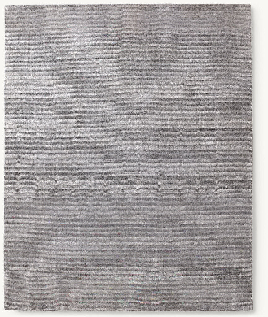 Restoration Hardware Marled Stripe Wool Rug In Gray