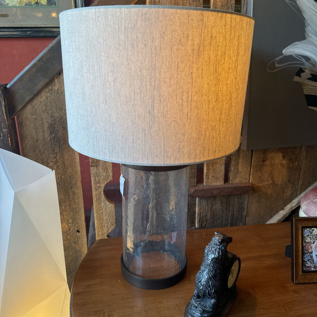 Glass Base Lamp