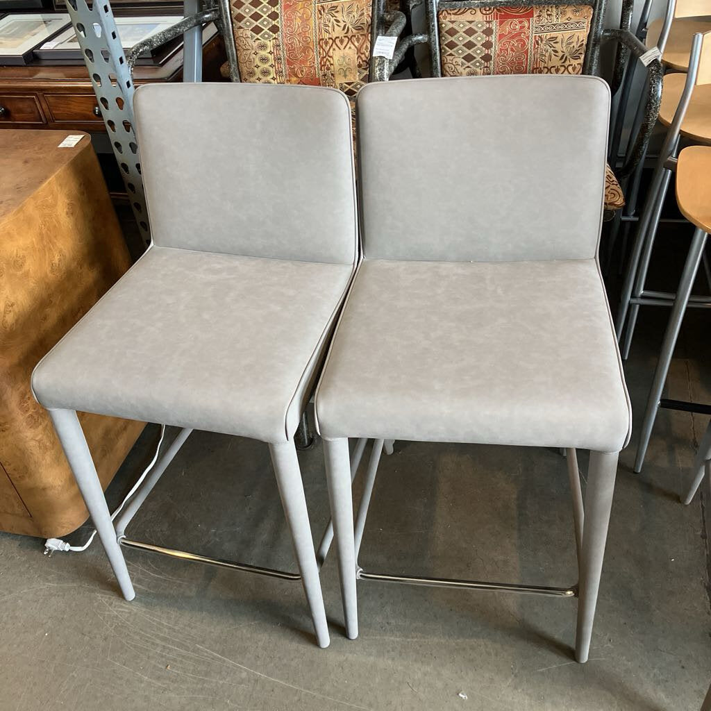 Restoration Hardware Nicola Track Counter Stools - Set Of 2