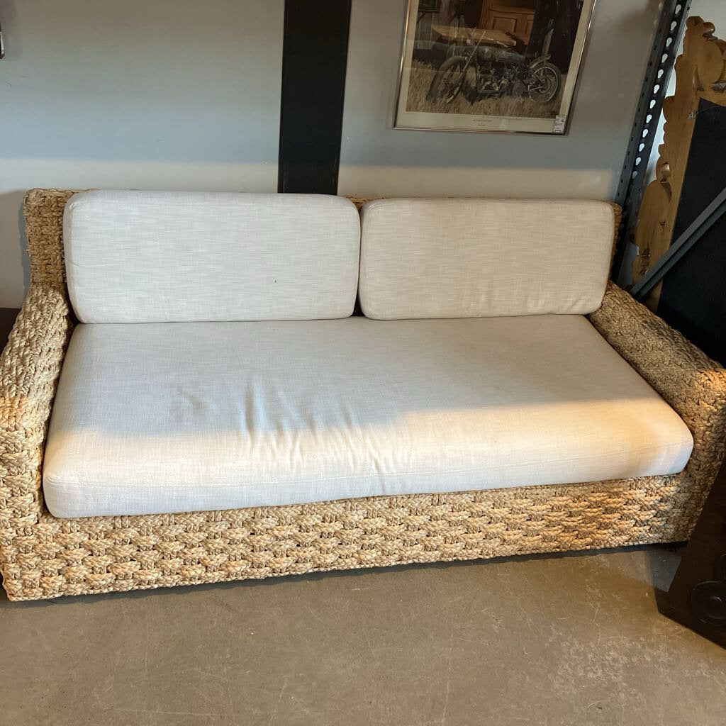 Serena & Lily Wicker Sofa