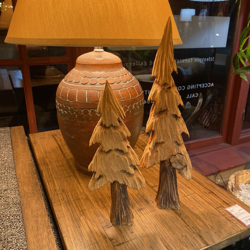 Wood Trees - Set Of 2