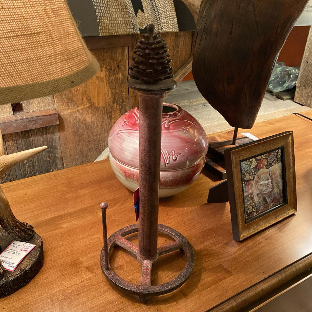 Pine Cone Paper Towel Holder