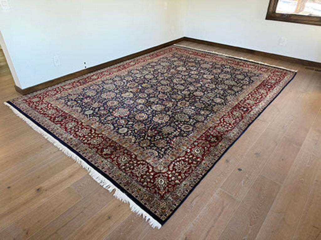 Hand Knotted Wool Rug 9x12